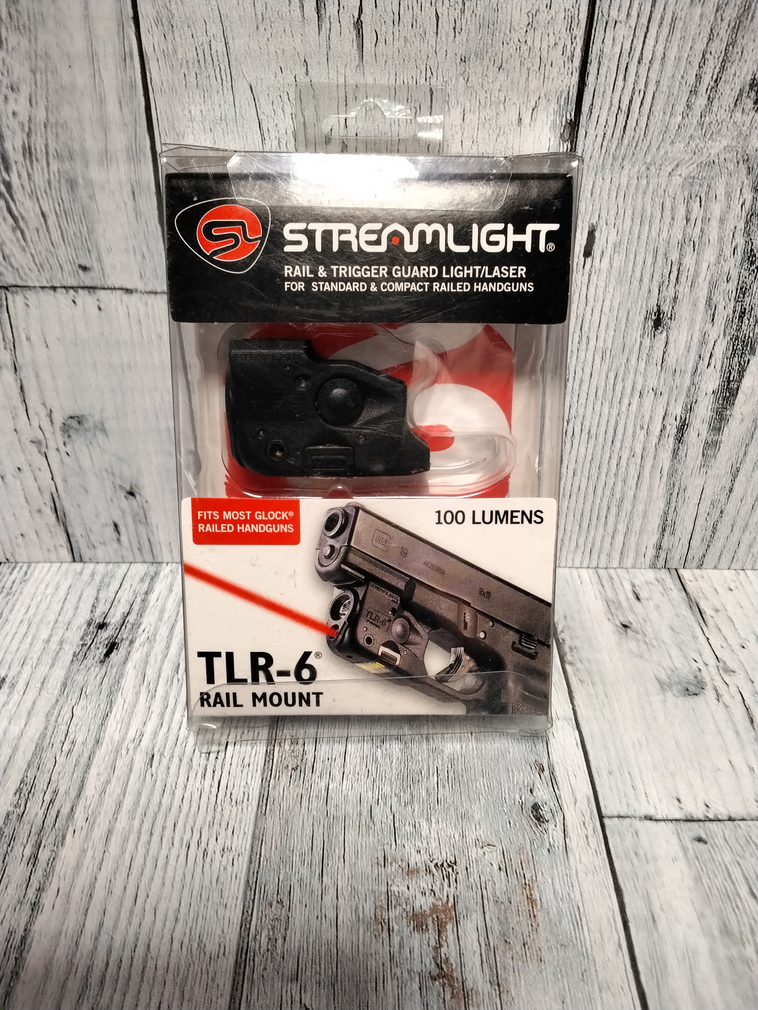 Streamlight 69290 TLR-6 Tactical Pistol Mount Flashlight 100 Lumen w/ Red Laser (7776128368878)